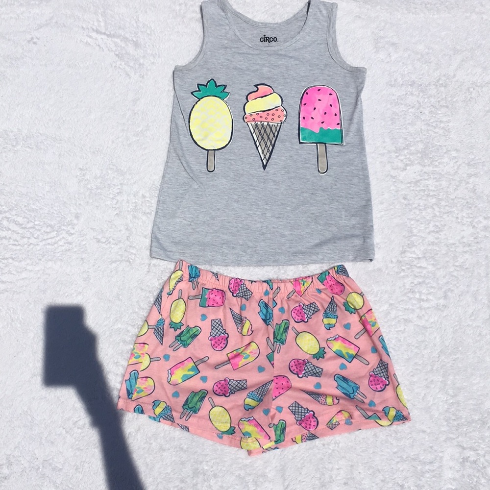 Circo girls pajama popsicles set